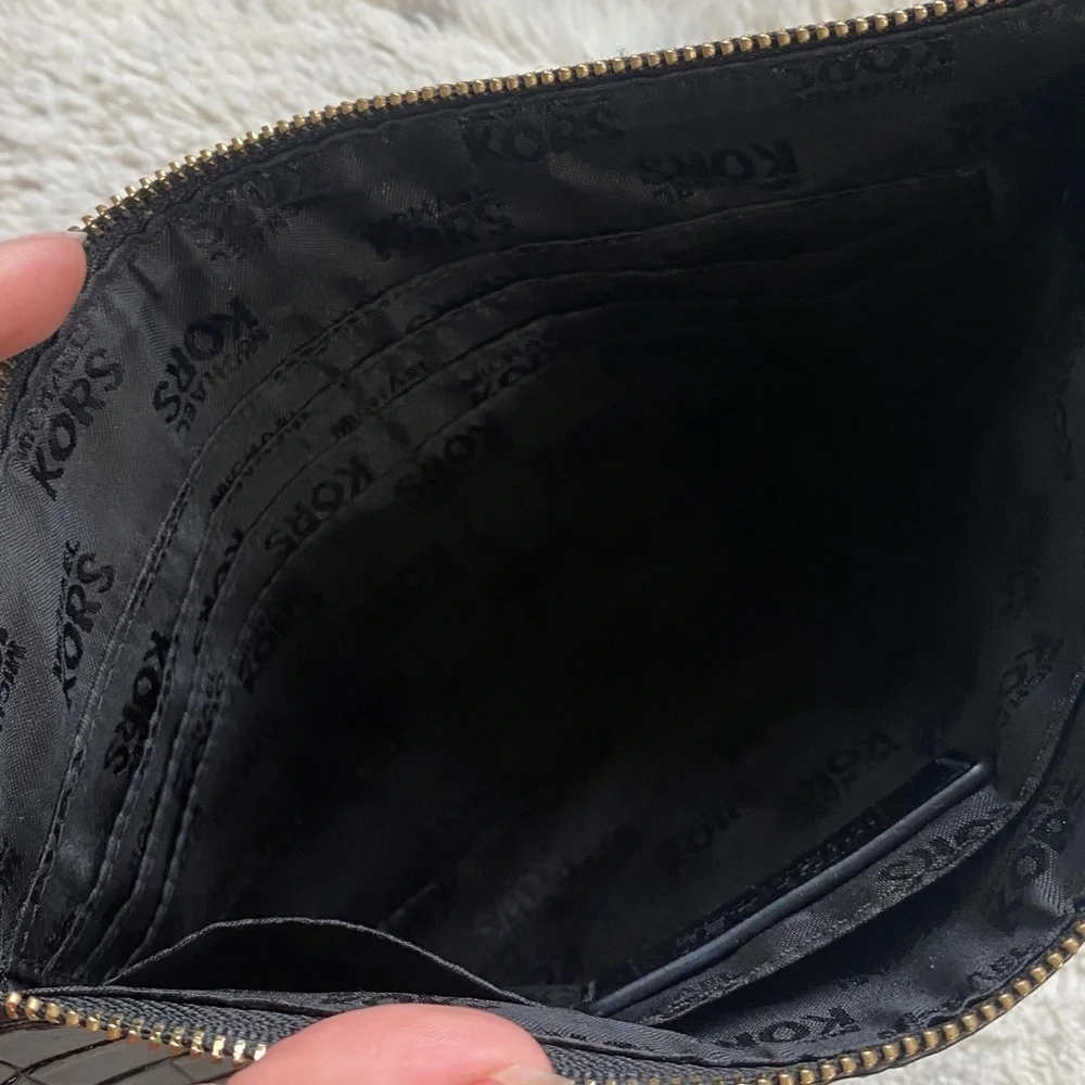 Michael Kors Black Wristlet